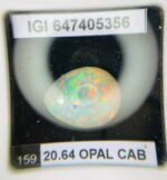 IGI Certified 20.64 Cts Natural Yellow Opal Cabochon - Image 11