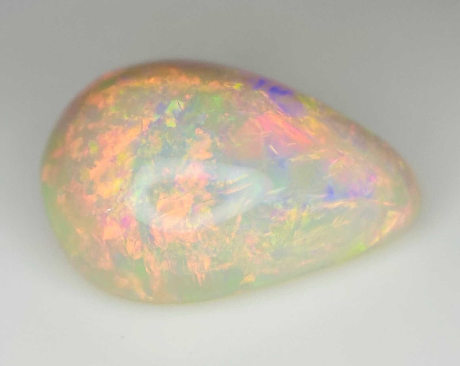 IMG_6172 IGI Certified 23.16 Cts Natural Yellow Opal Cabochon - Image 1