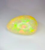 AIGSCertified 49.60 Cts Natural Yellow Opal Cabochon