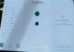 ICA Certified 21.36 Cts Natural Green Emerald Cabochon - Image 13