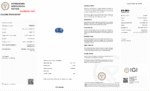 IGI Certified 1.75 Cts Natural Blue Sapphire Gemstone - Image 8